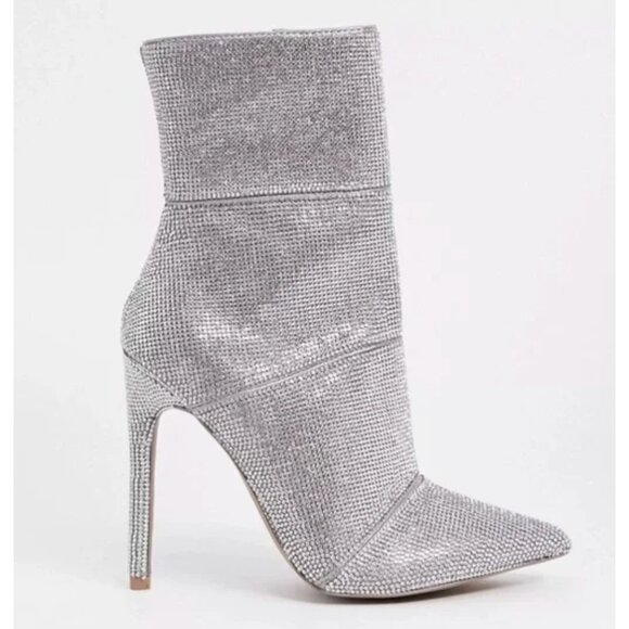 Steve Madden Winona Rhinestone Boots Size 8 - Picture 2 of 9